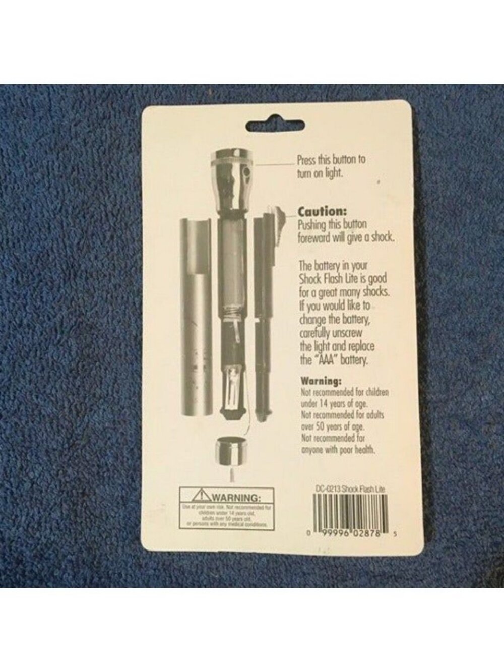 Shock Flashlight Joke Item Random Color Shipped - Picture 3 of 7